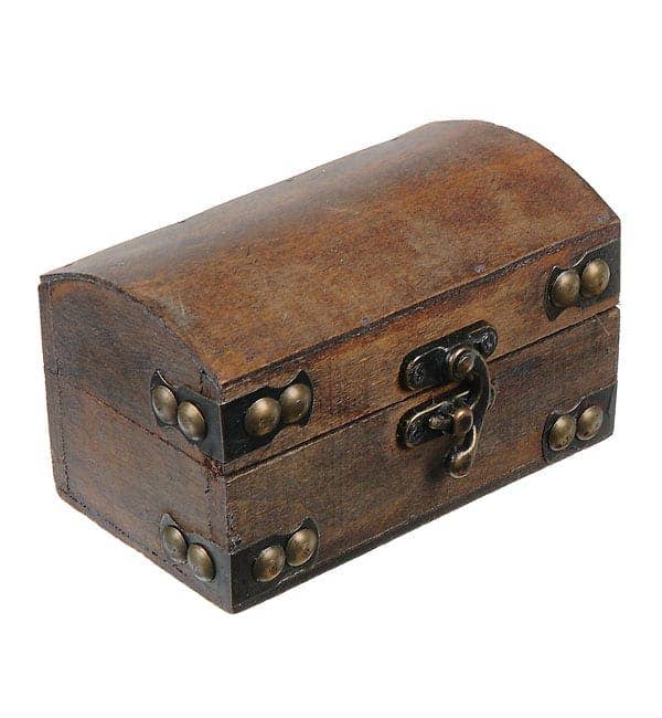 Mini Wooden Treasure Chest