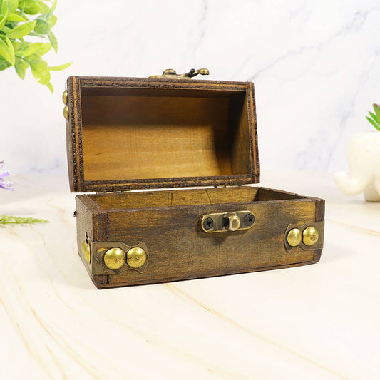 Mini Wooden Treasure Chest