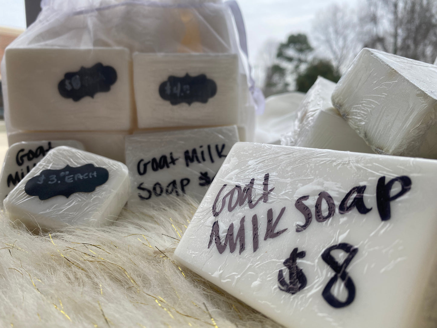 Goat Milk Soap | Herbal + Lavender | Unscented | Locally Made by McDowell Farms
